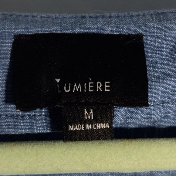 LUMIERE - DRESS - DENIM - MEDIUM (EUC) - Picture 3 of 3